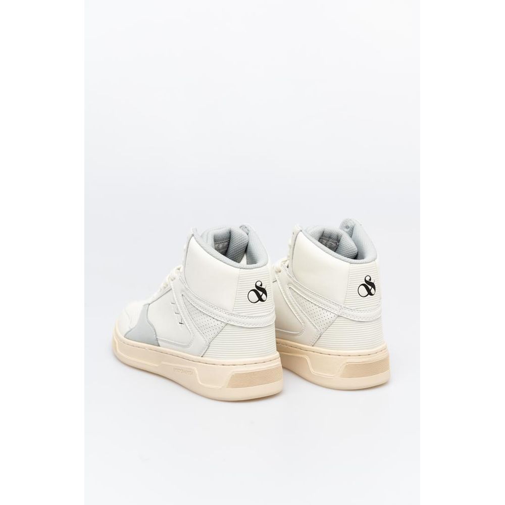 Scotch & Soda White And High Top Men's Sneakers