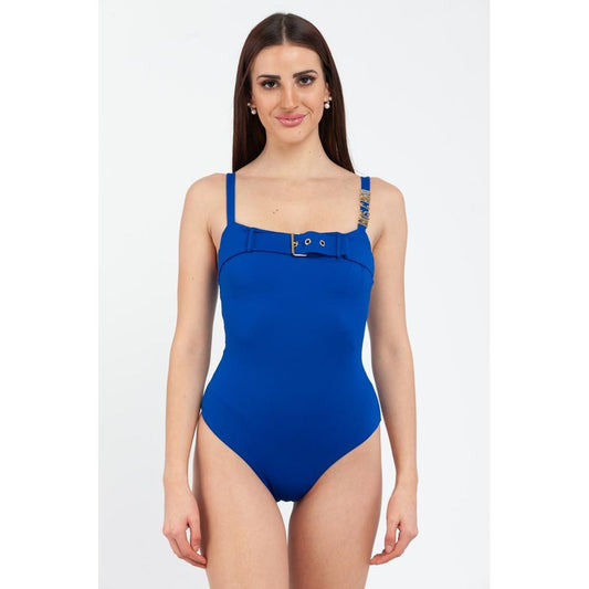 Moschino Blue Polyamide One-Piece Women's Swimsuit