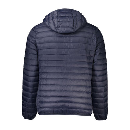 Cavalli Class Blue Polyamide Shell Men's Jacket