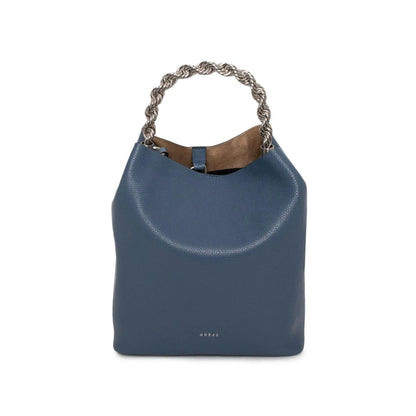 Guess Blue Leather Shoulder Women's Bag