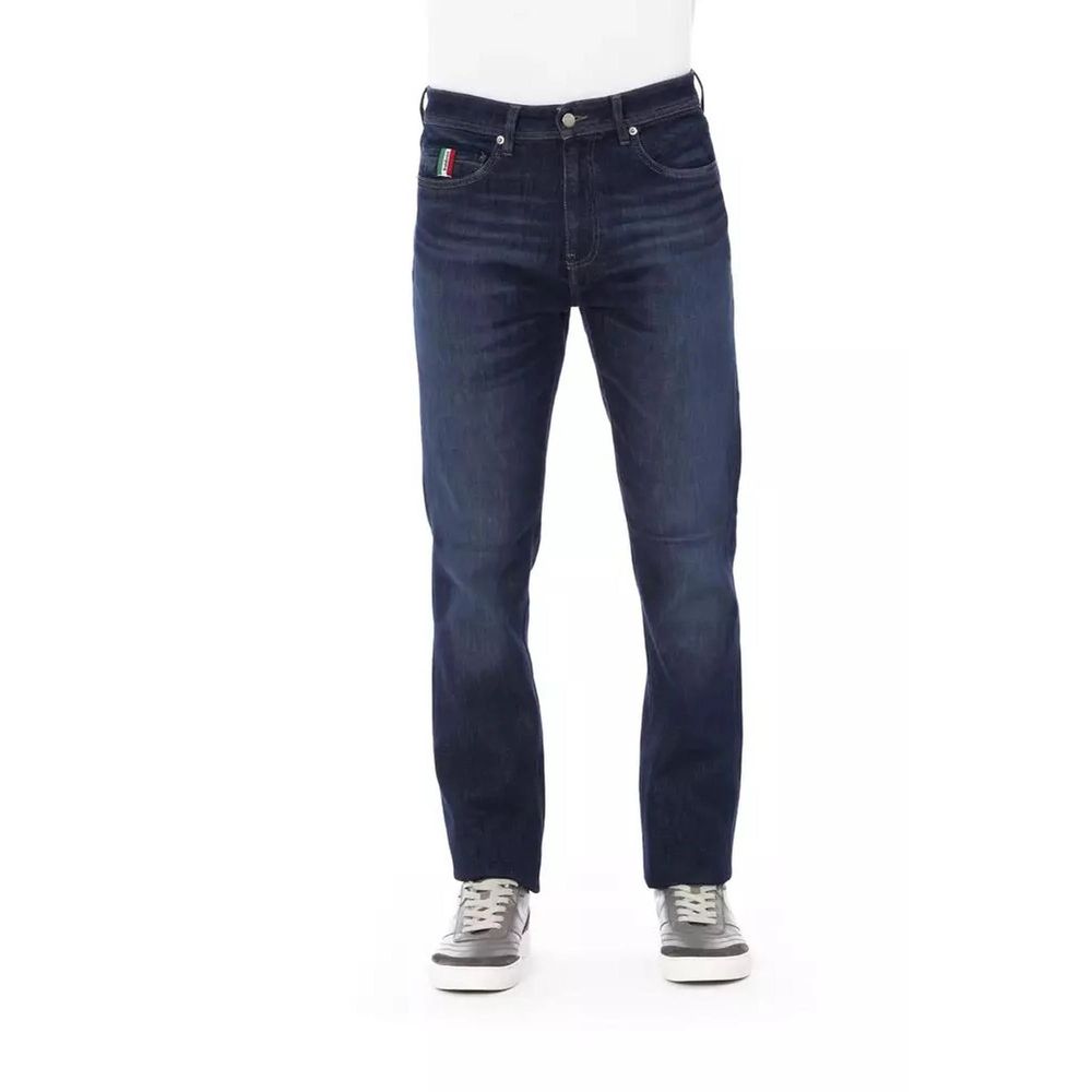 Baldinini Trend Blue Cotton Jeans Men's Denim