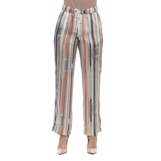Peserico Multicolor Viscose Casual Women's Pants