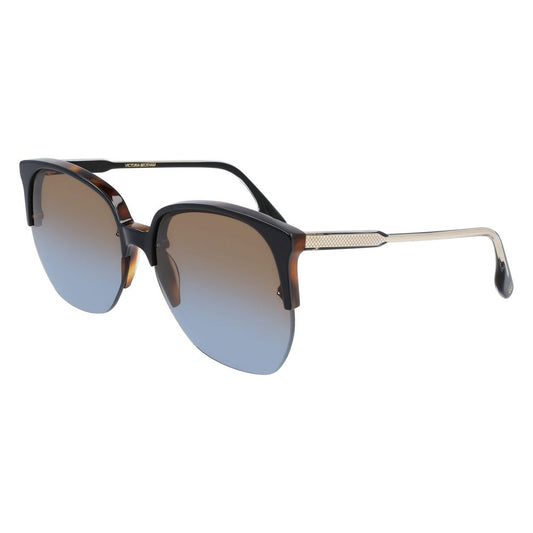 Victoria Beckham Black Acetate Women's Sunglasses