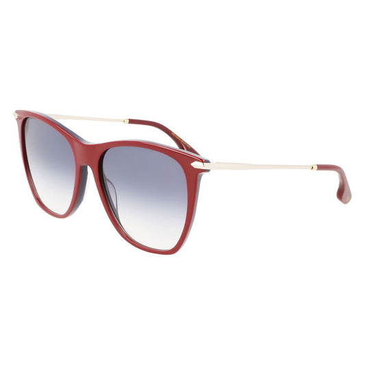 Victoria Beckham Burgundy Acetate Women's Sunglasses