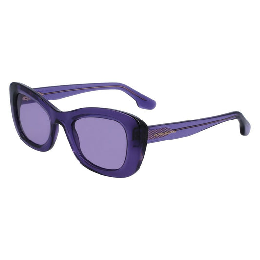 Victoria Beckham Gray Acetate Women's Sunglasses
