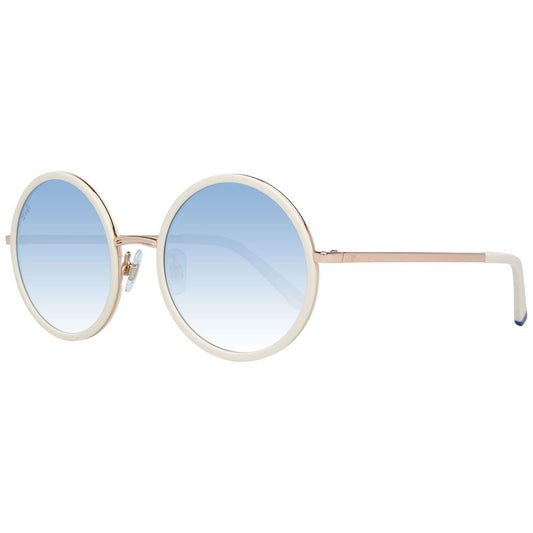 WEB EYEWEAR Beige Metal Women's Sunglasses