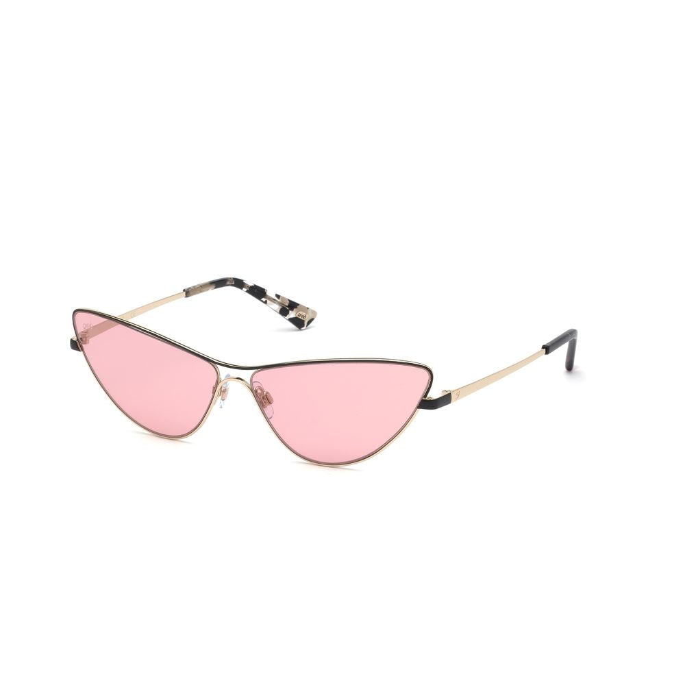 WEB EYEWEAR Gold Metal Women's Sunglasses