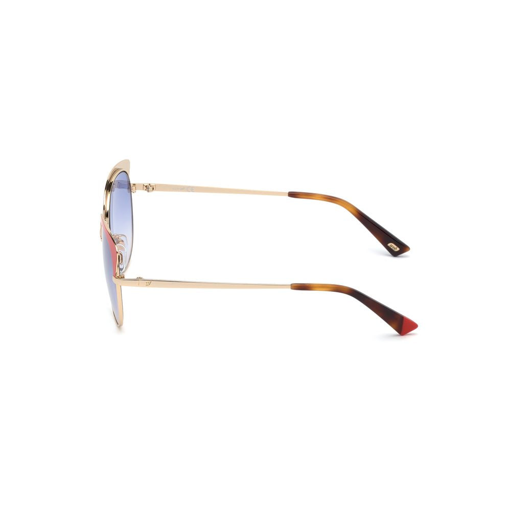 WEB EYEWEAR Gold Metal Women's Sunglasses