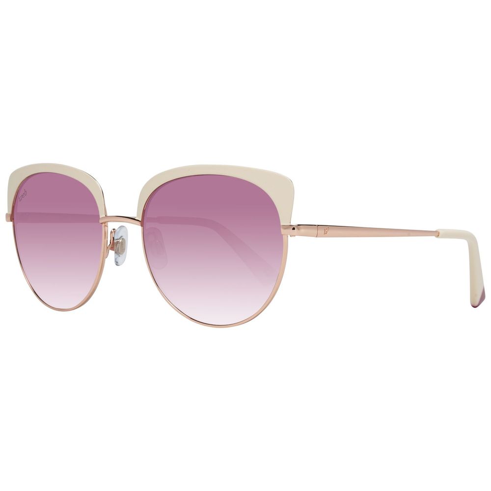 WEB EYEWEAR Rose Gold Metal Women's Sunglasses