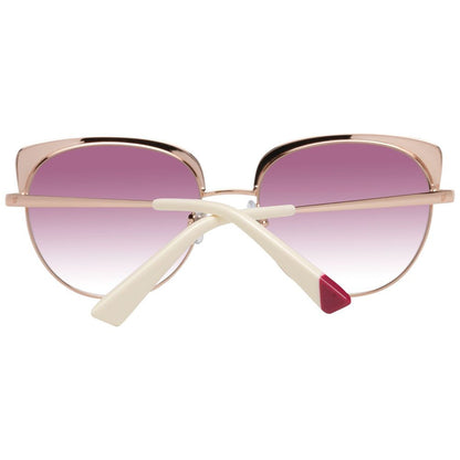 WEB EYEWEAR Rose Gold Metal Women's Sunglasses