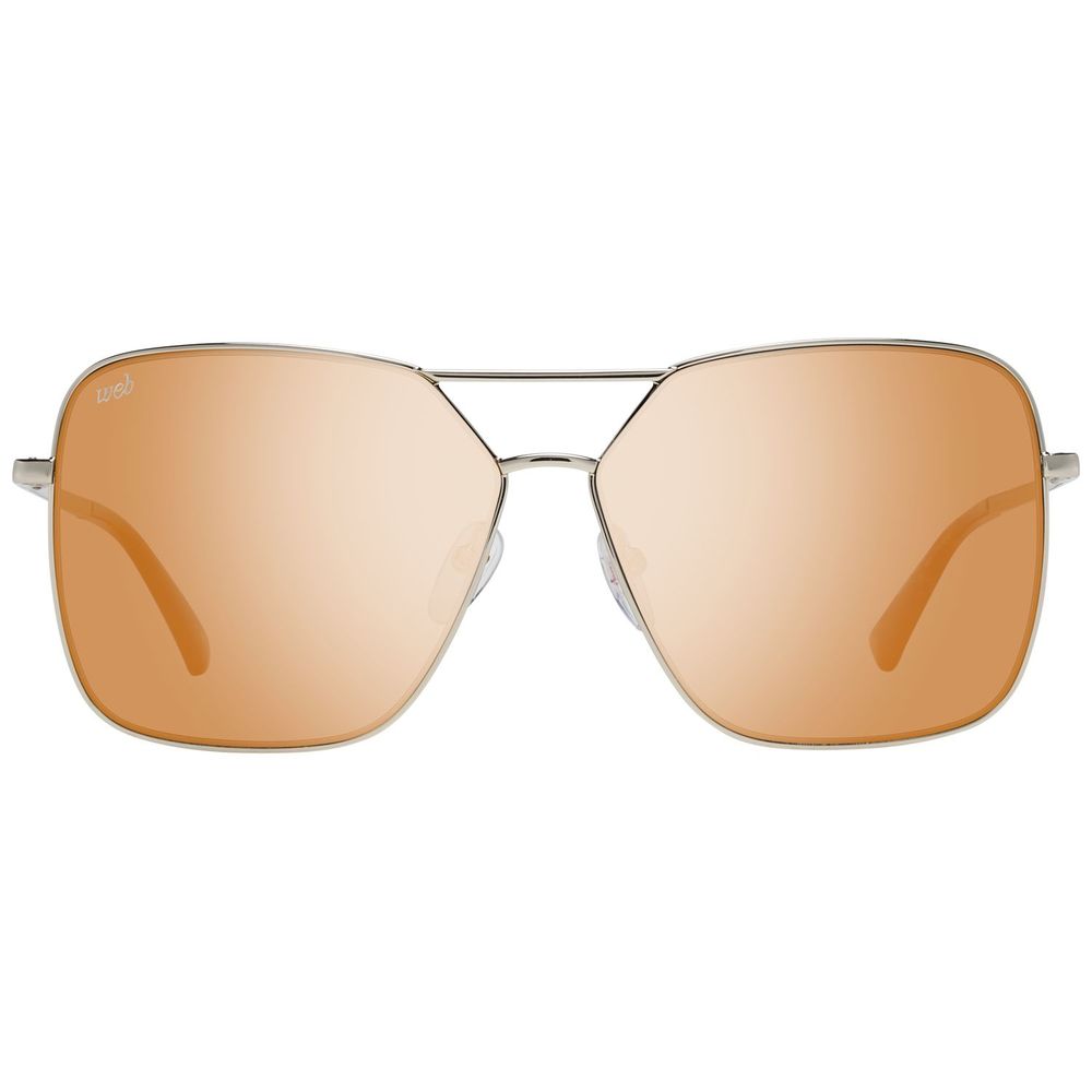 WEB EYEWEAR Gold Metal Women's Sunglasses