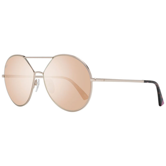 WEB EYEWEAR Rose Gold Metal Women's Sunglasses