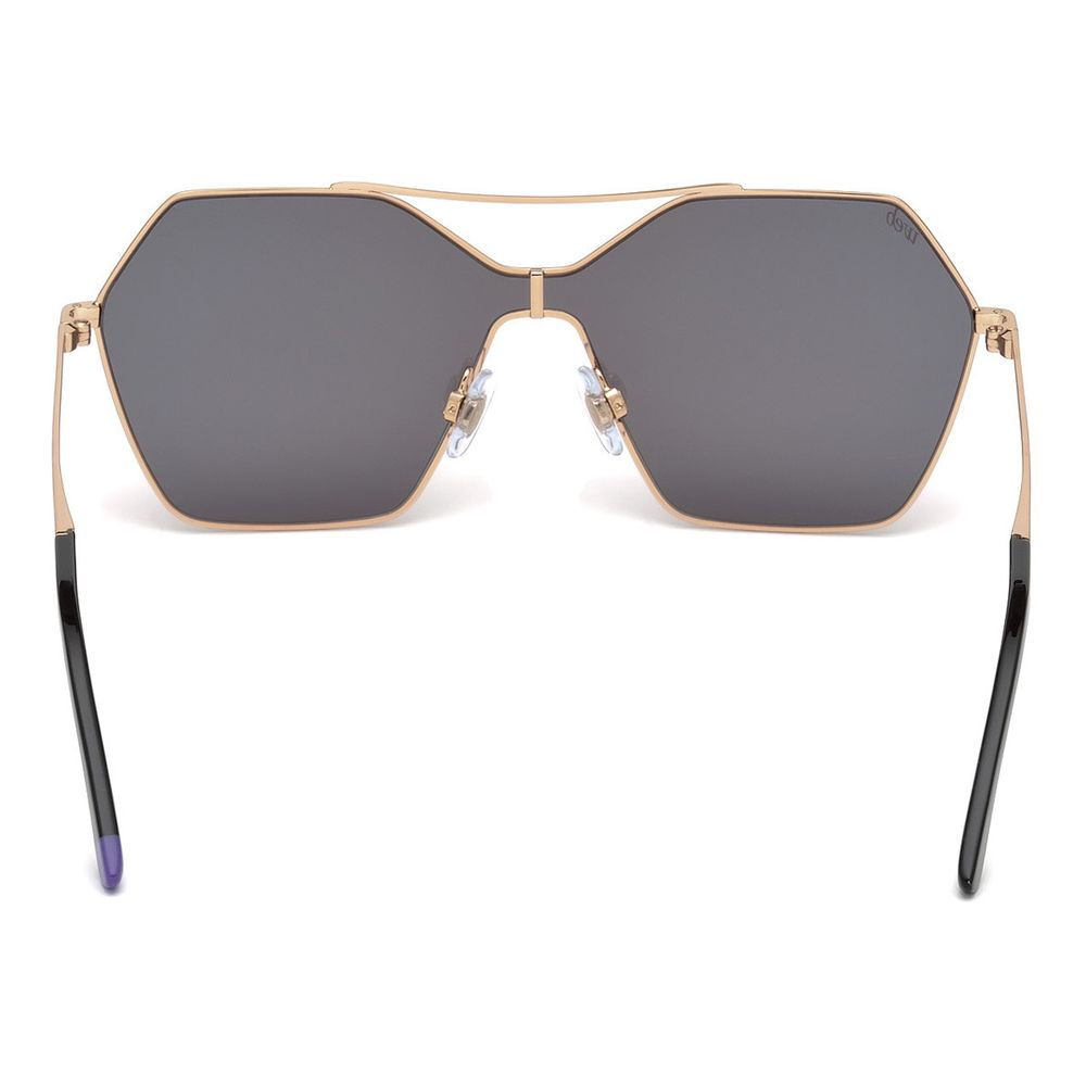 WEB EYEWEAR Rose Gold Metal Women's Sunglasses