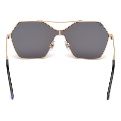 WEB EYEWEAR Rose Gold Metal Women's Sunglasses