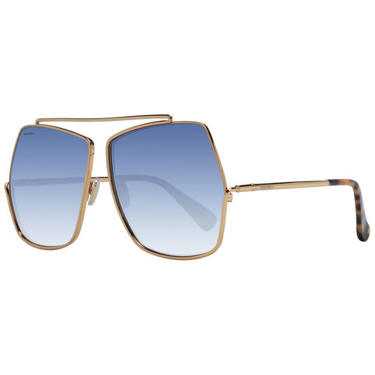 Max Mara Gold Metal Women's Sunglasses