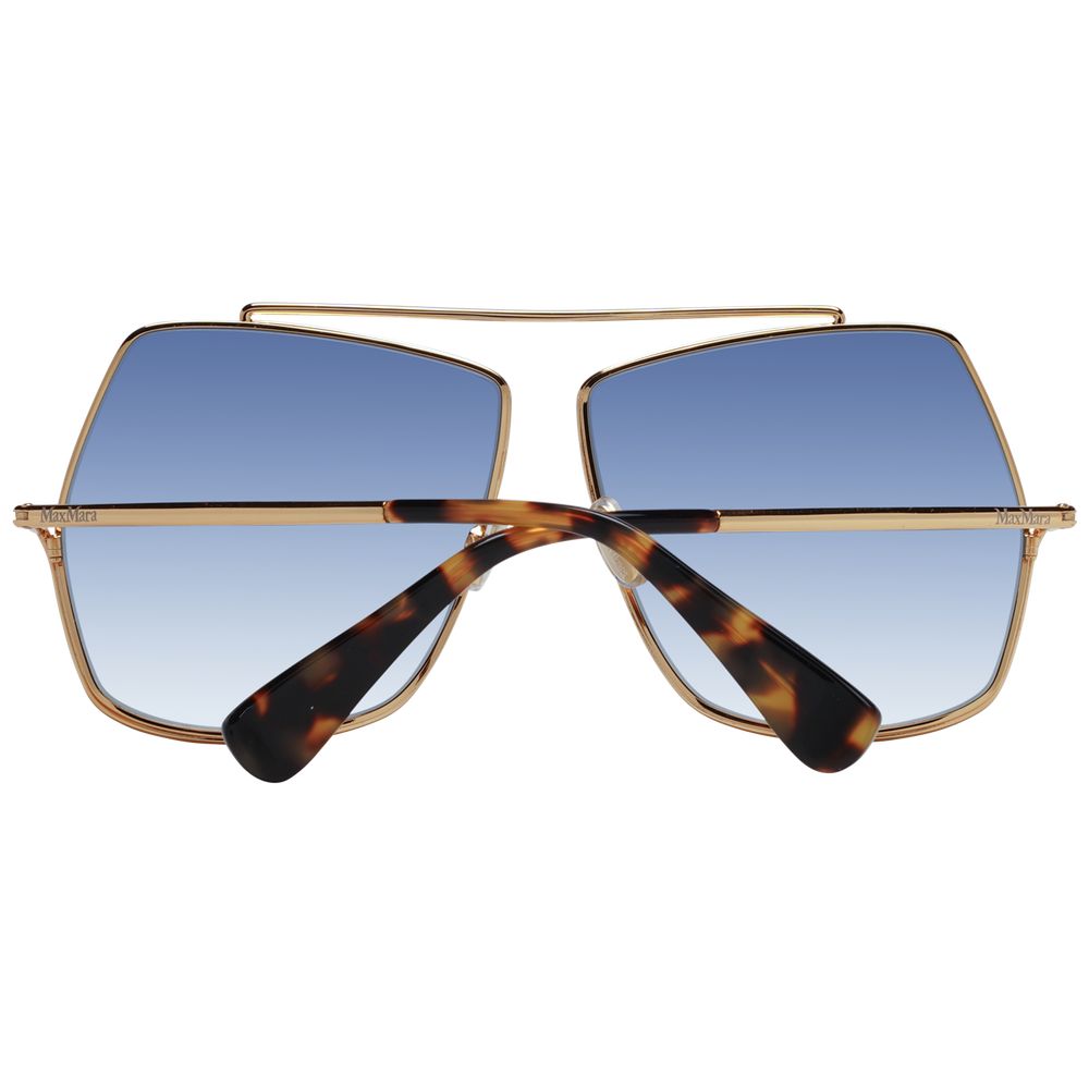 Max Mara Gold Metal Women's Sunglasses