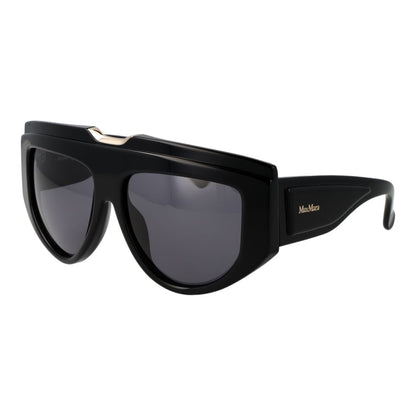 Max Mara Black Acetate Women's Sunglasses