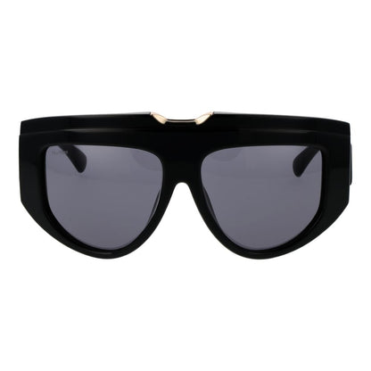 Max Mara Black Acetate Women's Sunglasses