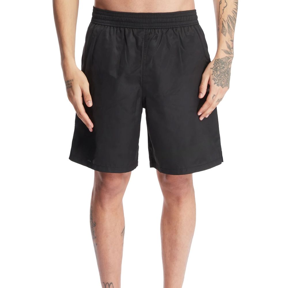 Off-White Black Polyester Swim Men's Shorts