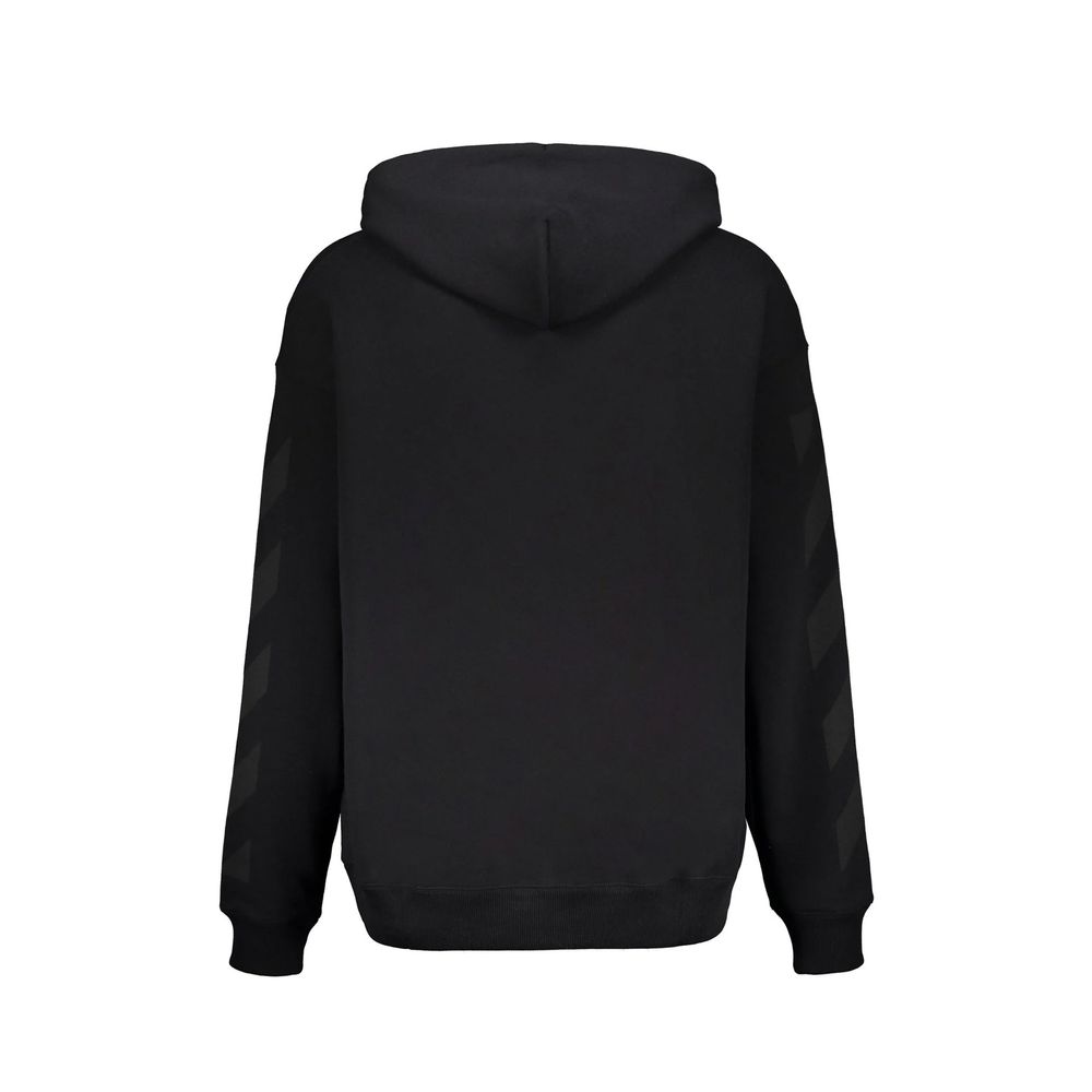 Off-White Black Cotton Men's Sweatshirt
