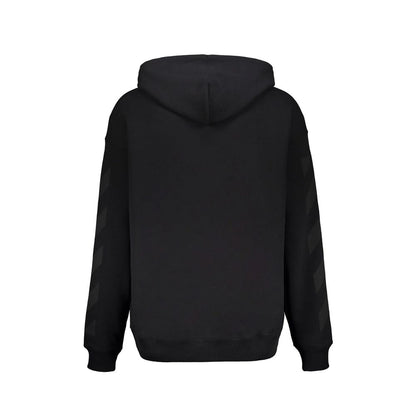 Off-White Black Cotton Men's Sweatshirt