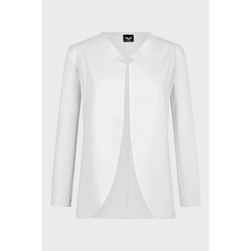 19V69 Italia White Viscose Women's Blazer