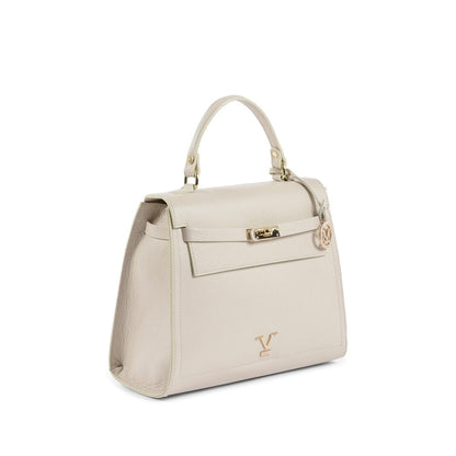 19V69 Italia Beige Leather Women's Handbag