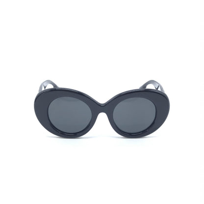Burberry Black Oversized Round Women's Sunglasses (Pre-Owned)