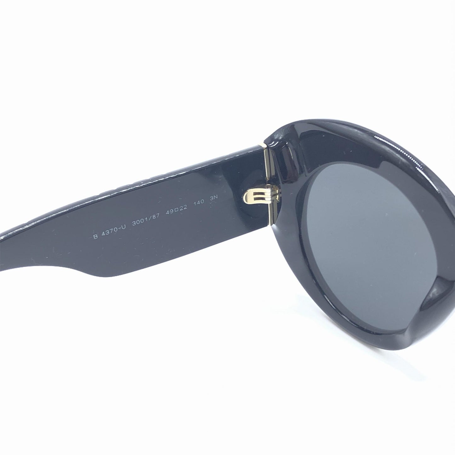 Burberry Black Oversized Round Women's Sunglasses (Pre-Owned)