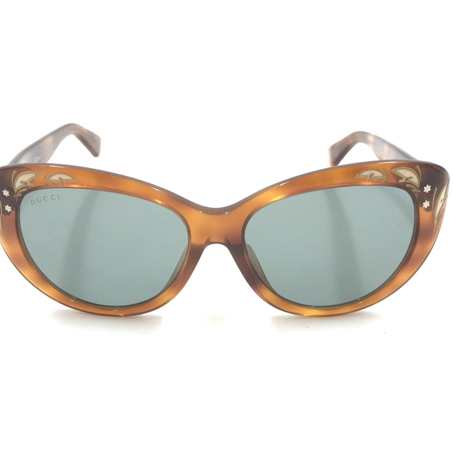 Gucci Cat Eye Sunglasses With Tortoise Women's Shell (Pre-Owned)