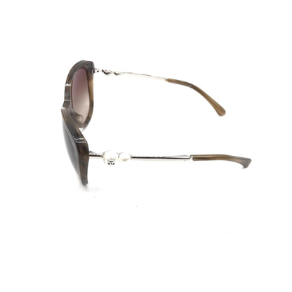 Chanel Cat-Eye Sunglasses With Pearl Women's Detailing (Pre-Owned)