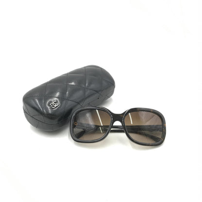 Chanel Chanel Interlocking CC Logo Oversize Women's Sunglasses (Pre-Owned)