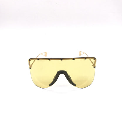 Gucci Gold Shield Sunglasses With Stud Women's Details (Pre-Owned)
