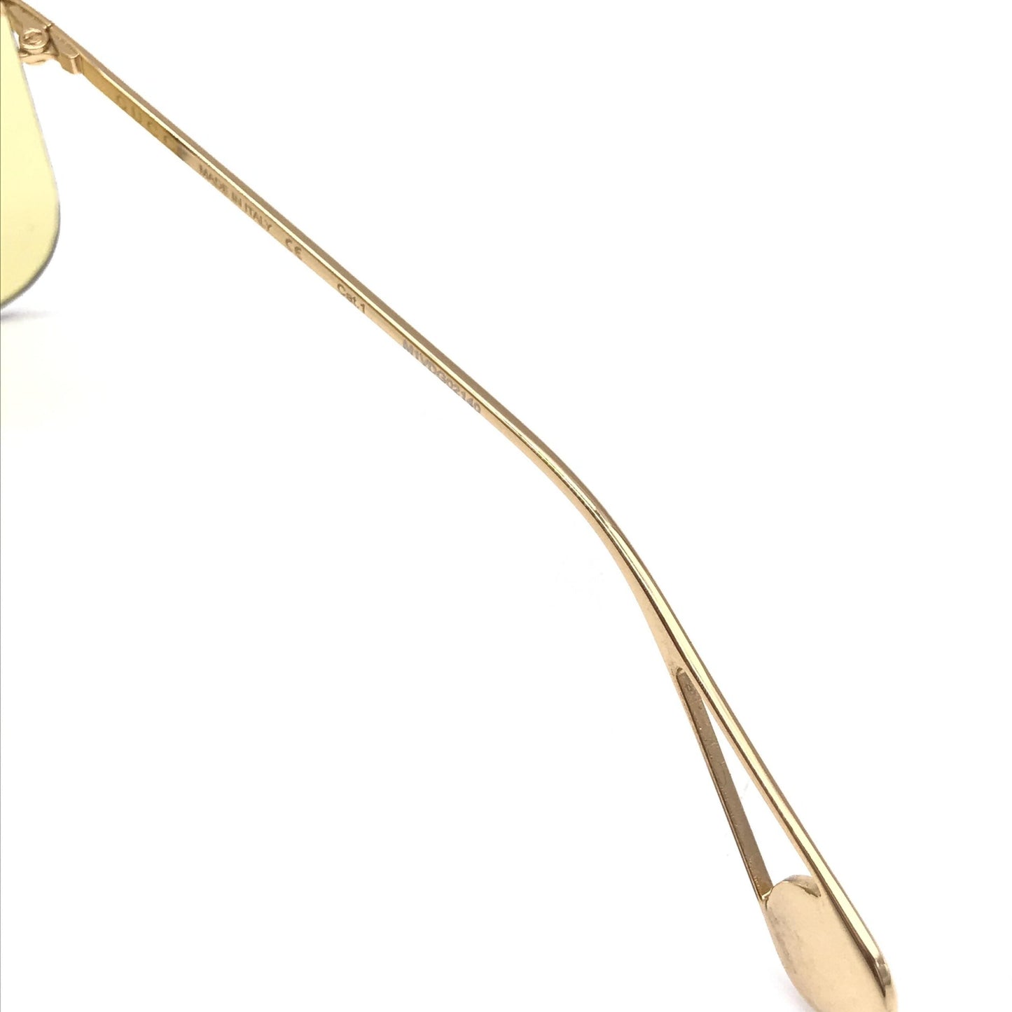 Gucci Gold Shield Sunglasses With Stud Women's Details (Pre-Owned)