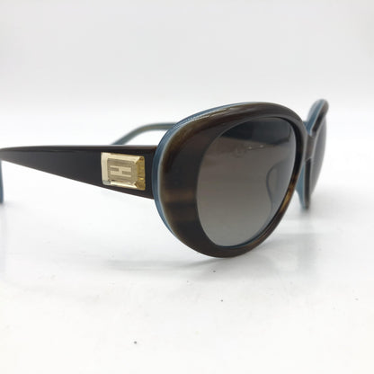 Fendi Oversized Cat-Eye Sunglasses In Women's Tortoise (Pre-Owned)