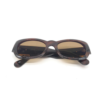 Versace Rectangular Frame Vintage Women's Sunglasses (Pre-Owned)