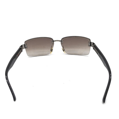 Gucci Rimless Sunglasses With Gradient Brown Women's Lenses (Pre-Owned)