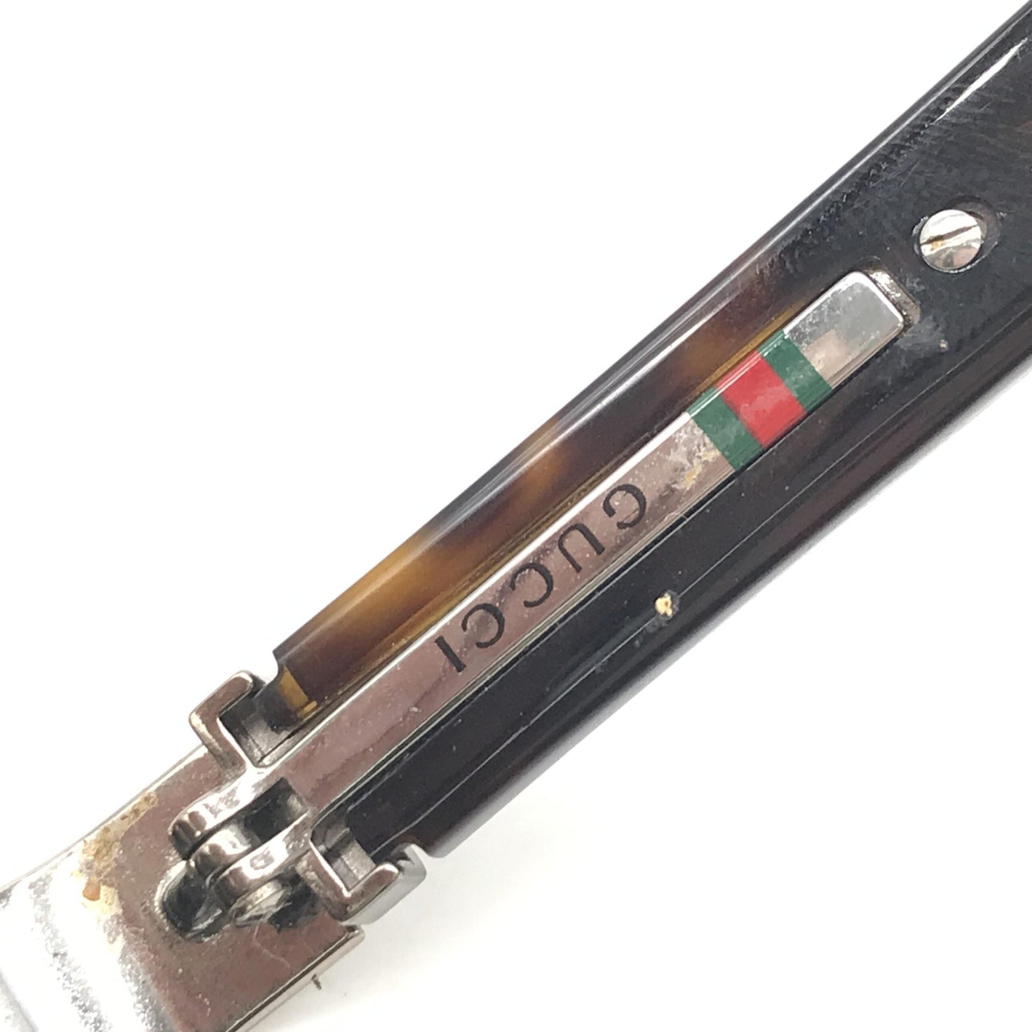 Gucci Rimless Sunglasses With Gradient Brown Women's Lenses (Pre-Owned)