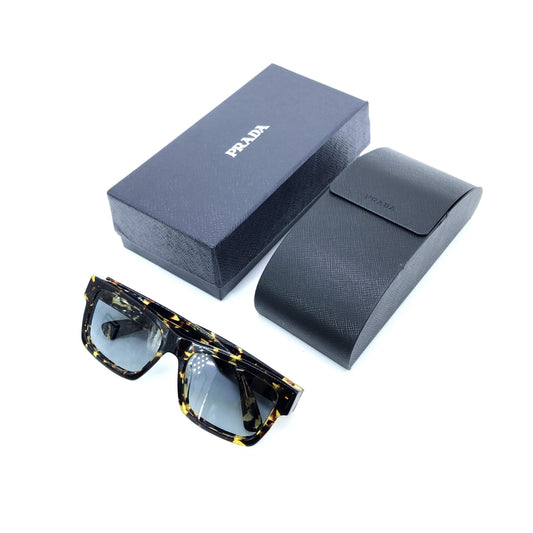 Prada Tortoise Square Sunglasses With Women's Case (Pre-Owned)