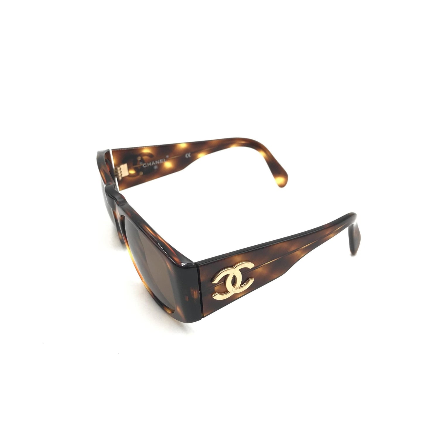 Chanel Vintage Classic Tortoise Women's Sunglasses (Pre-Owned)