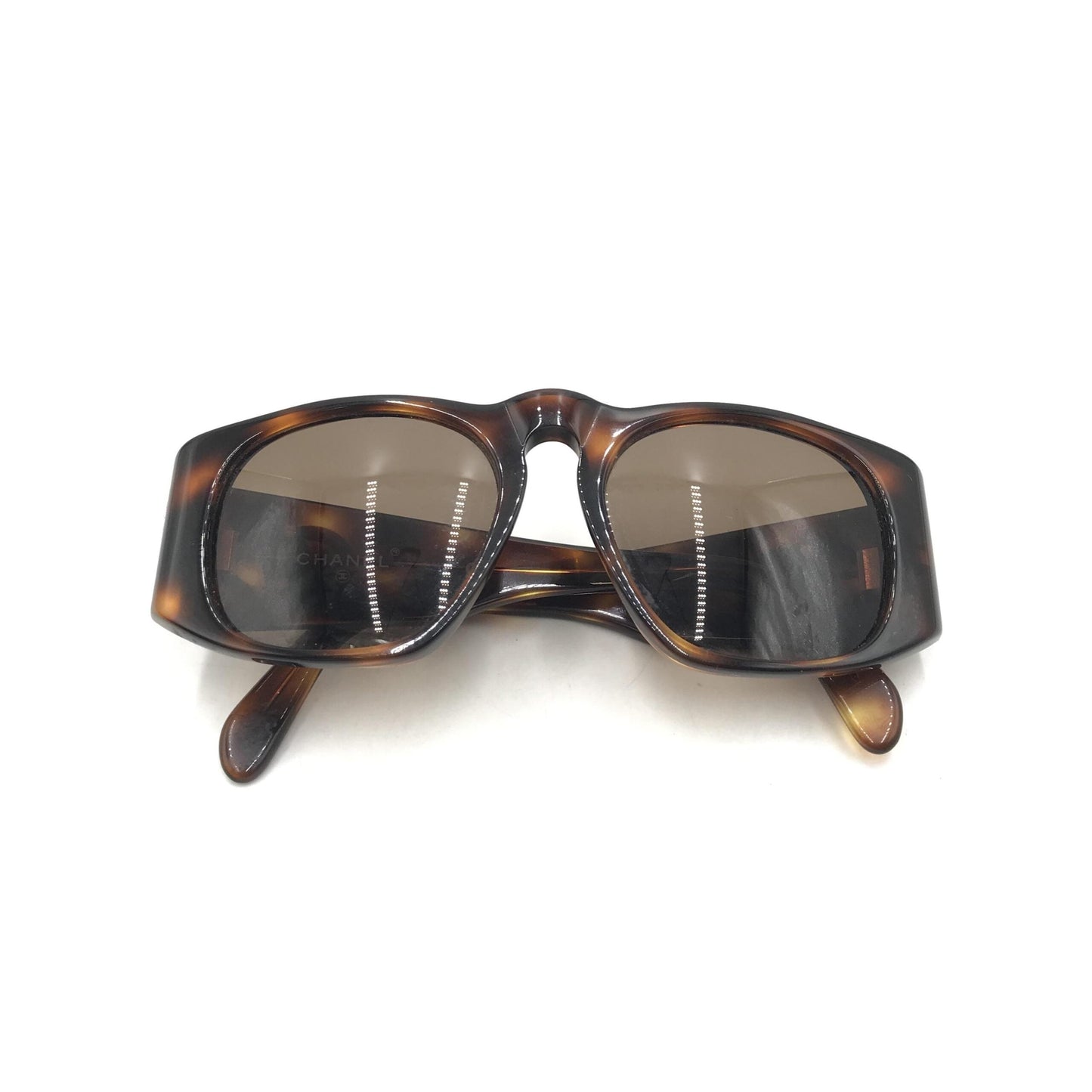 Chanel Vintage Classic Tortoise Women's Sunglasses (Pre-Owned)