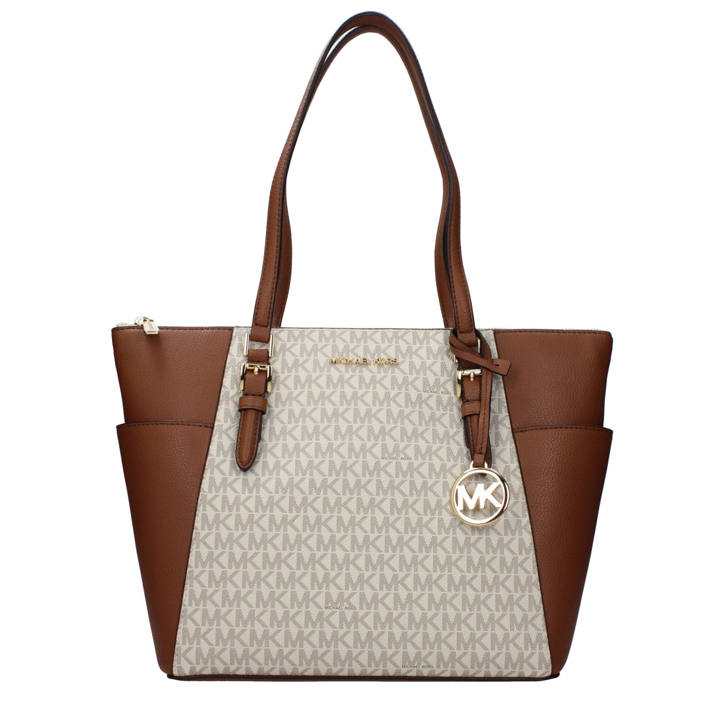 Michael Kors Beige Leather Shoulder Women's Bag
