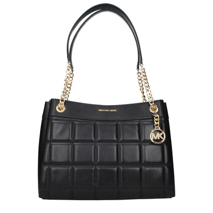 Michael Kors Black Leather Shoulder Women's Bag