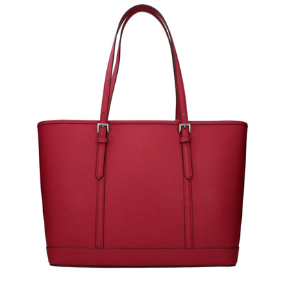 Michael Kors Red Leather Shoulder Women's Bag