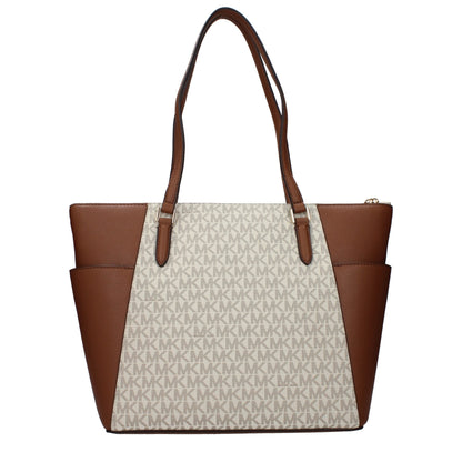 Michael Kors Beige Leather Shoulder Women's Bag