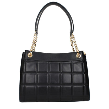 Michael Kors Black Leather Shoulder Women's Bag