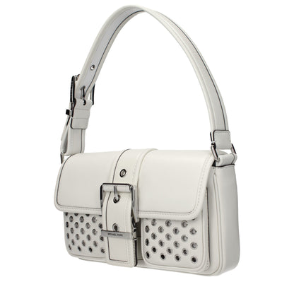 Michael Kors White Leather Shoulder Women's Bag