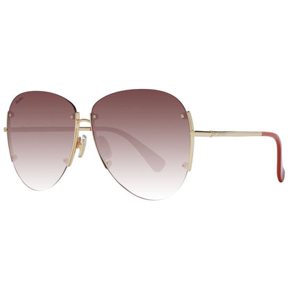 Max Mara Gold Metal Women's Sunglasses