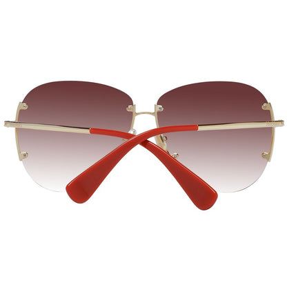 Max Mara Gold Metal Women's Sunglasses