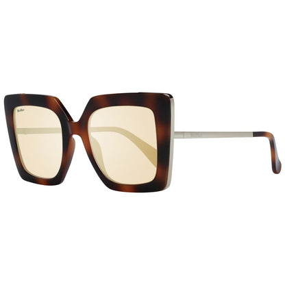 Max Mara Brown Plastic Women's Sunglasses